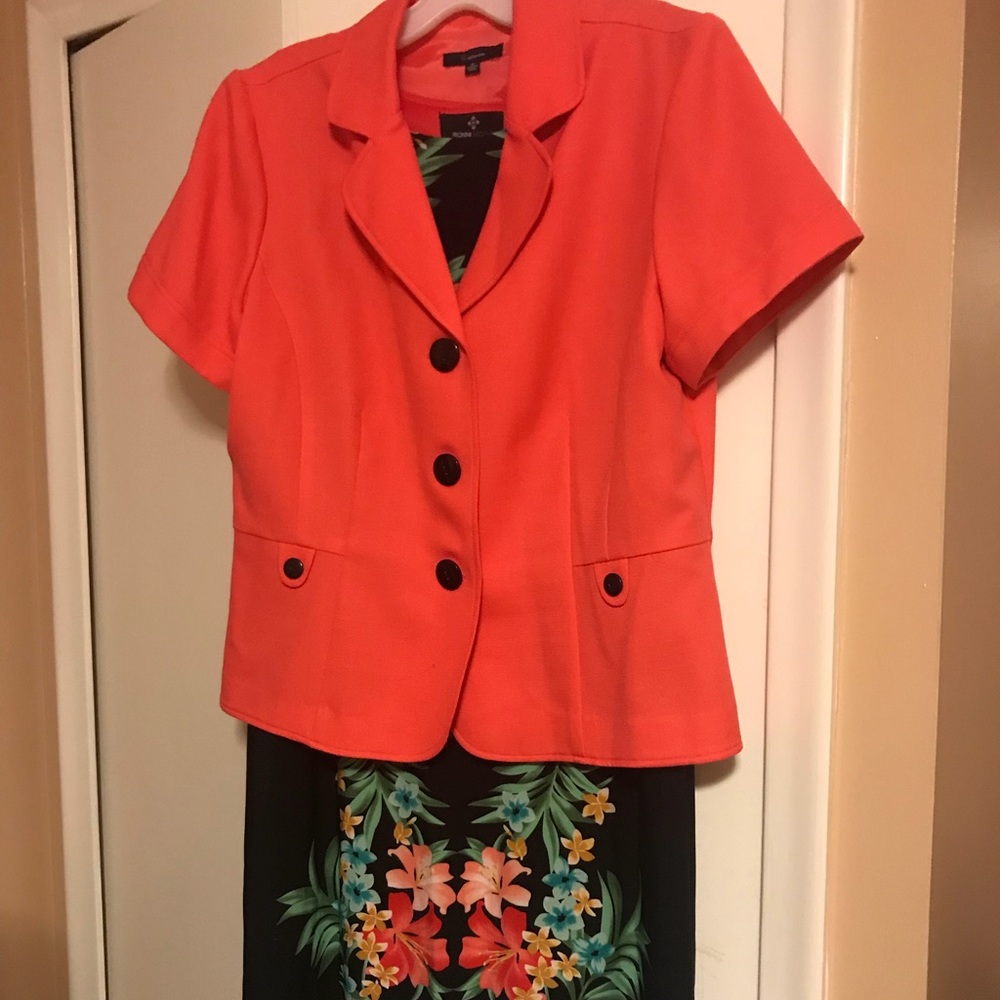 Ronni Nicole Two Piece Dress and Jacket Set
